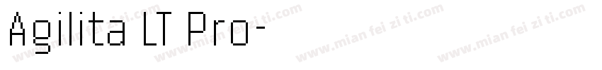 Agilita LT Pro字体转换